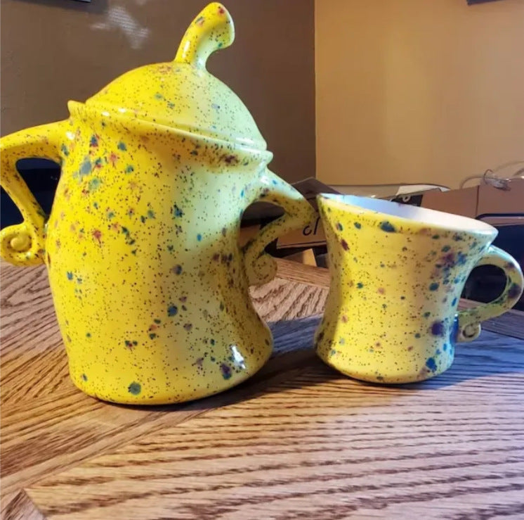 Cross-border Funny Cup Ornaments, Creative Decorations for Home & Garden, Cup Storage Set, Artistic Design Ornaments